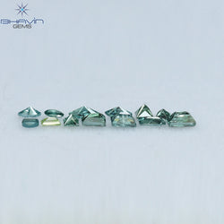 0.29 CT/14 PCS Mix Diamond Natural diamond Blue Diamond SI Clarity (2.35 MM)