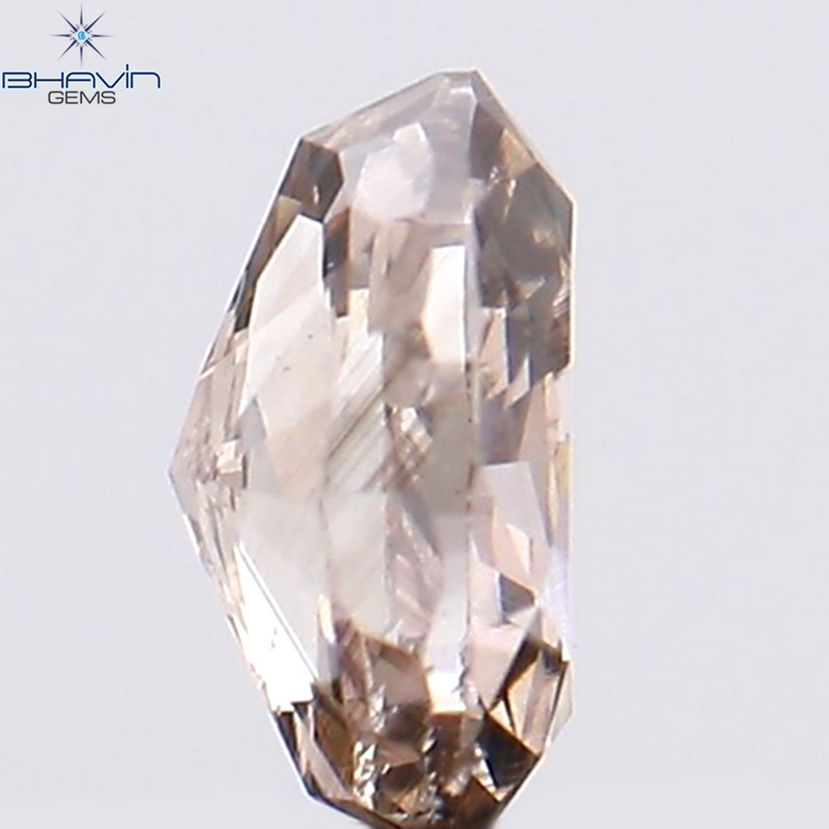 0.18 CT Natural Oval Diamond Pink Color Clarity VS2 (3.95 MM)