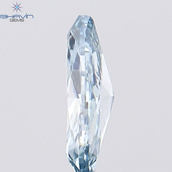 0.15 CT Marquise Shape Natural Diamond Blue Color VS2 Clarity (5.38 MM)