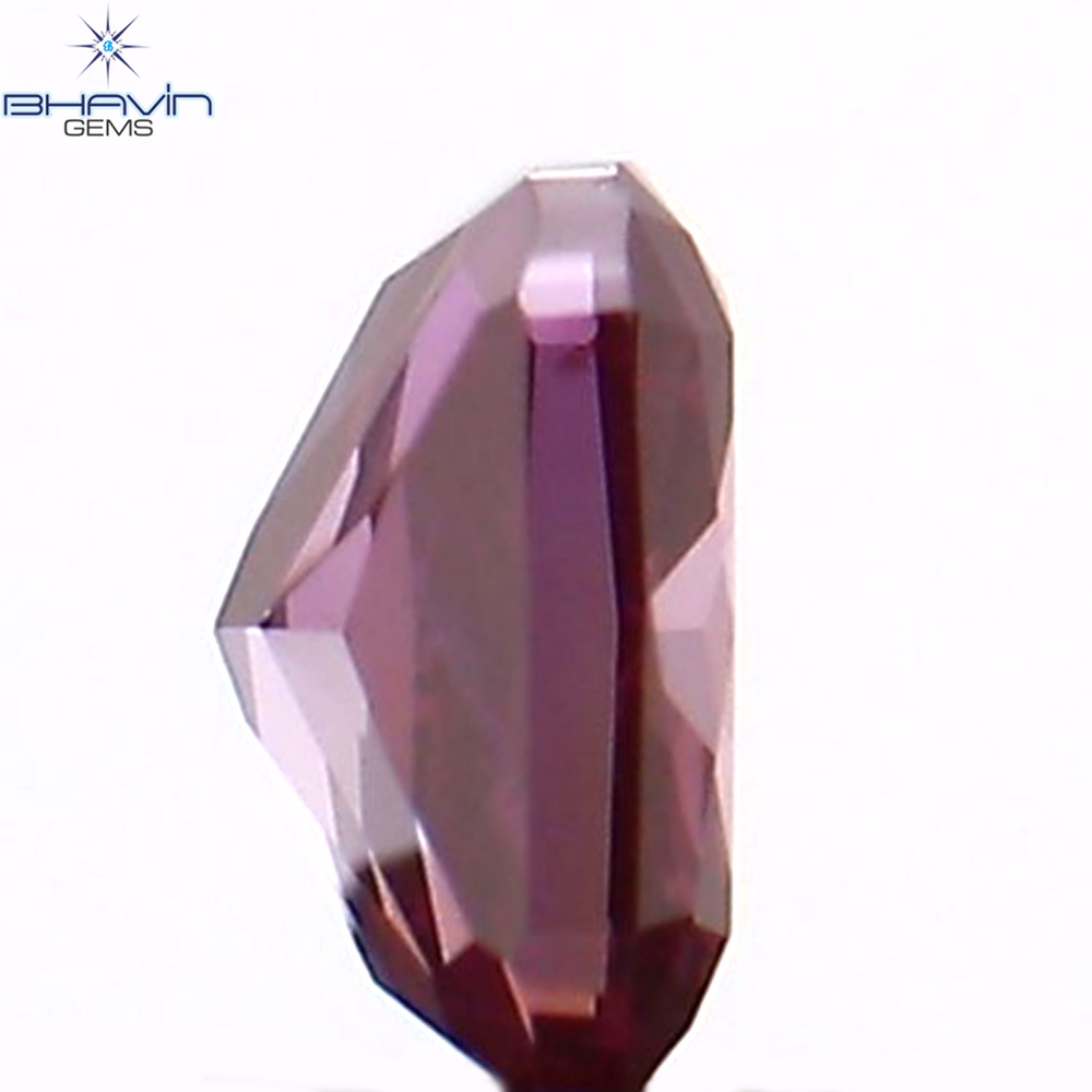 0.09 CT Cushion Shape Natural Loose Diamond Enhanced Pink Color VS1 Clarity (2.85 MM)