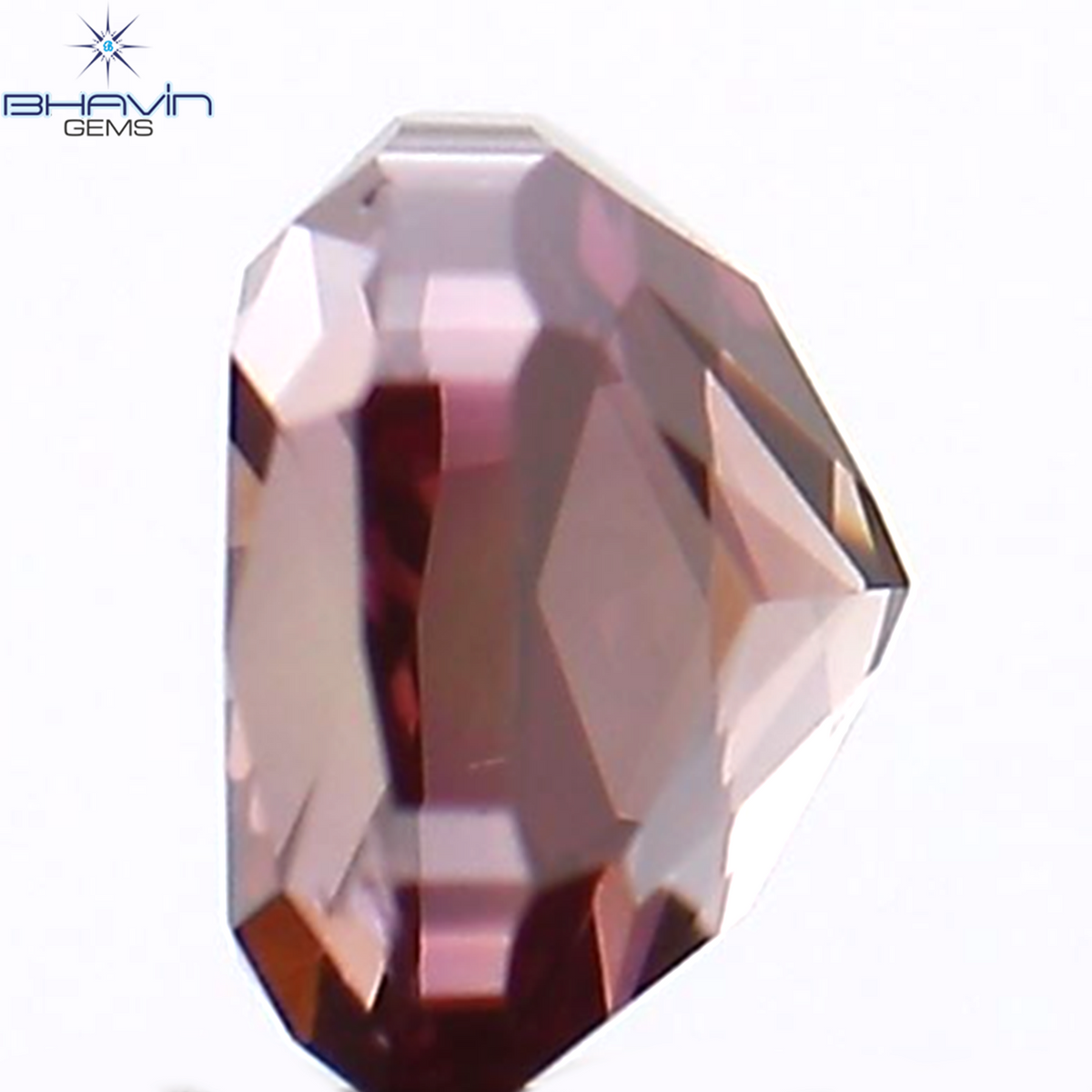 0.27 CT Natural Cushion Diamond Enhanced Pink Color Clarity VS2 (3.60 MM)