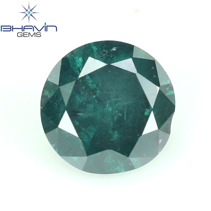0.25 CT Natural Round Diamond Enhanced Blue Color Clarity I3 (3.93 MM)