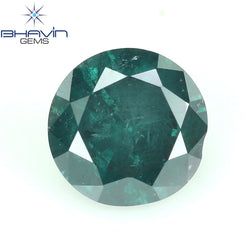 0.25 CT Round Diamond Natural Loose Diamond Blue Color I3 Clarity (3.93 MM)