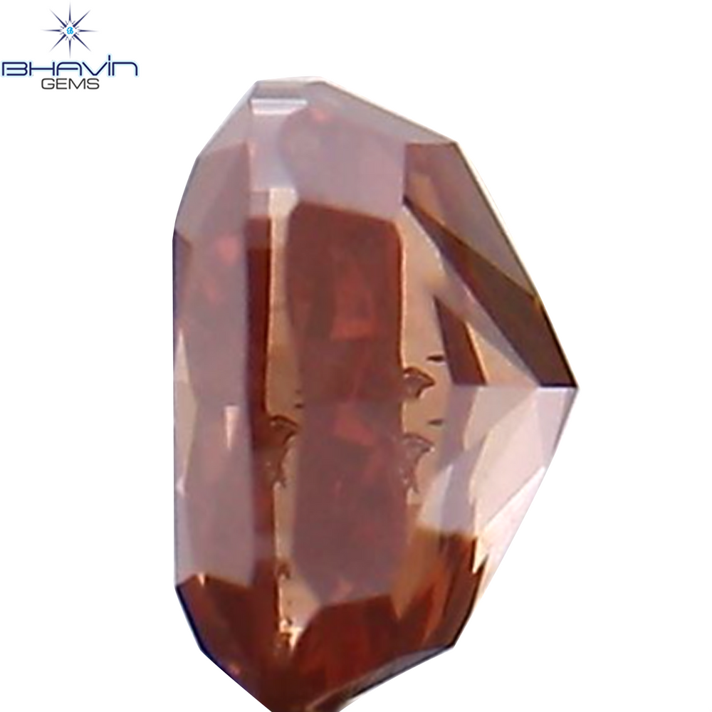 0.12 CT Cushion Shape Natural Loose Diamond Enhanced Pink Color SI2 Clarity (2.83 MM)