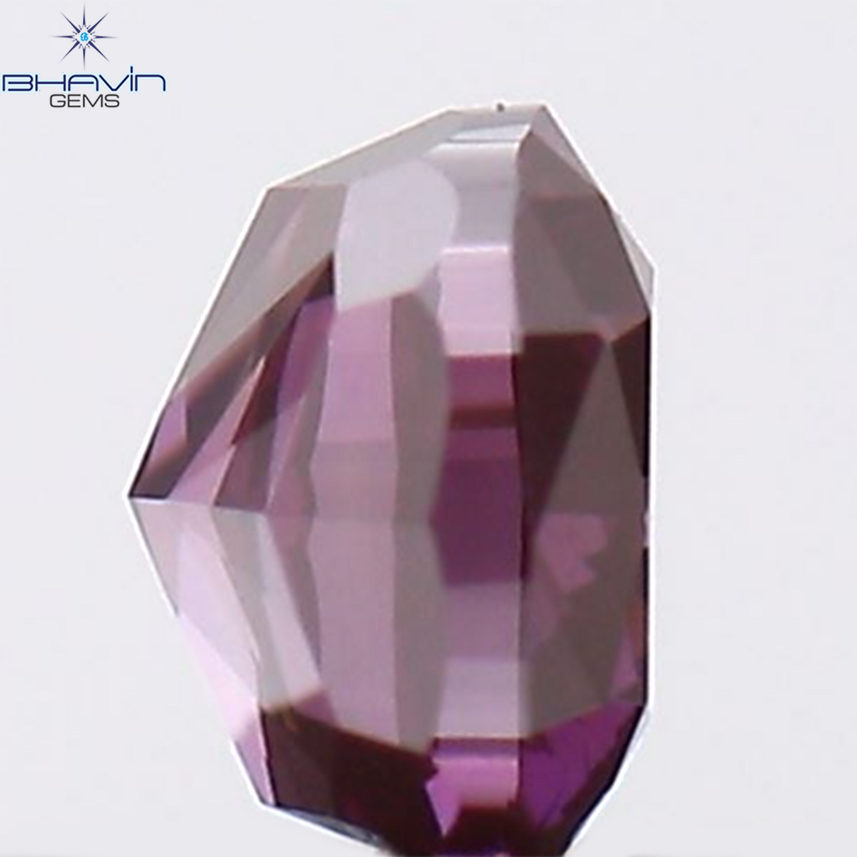 0.19 CT Natural Cushion Diamond Enhanced Pink Color Clarity VS1 (3.08 MM)