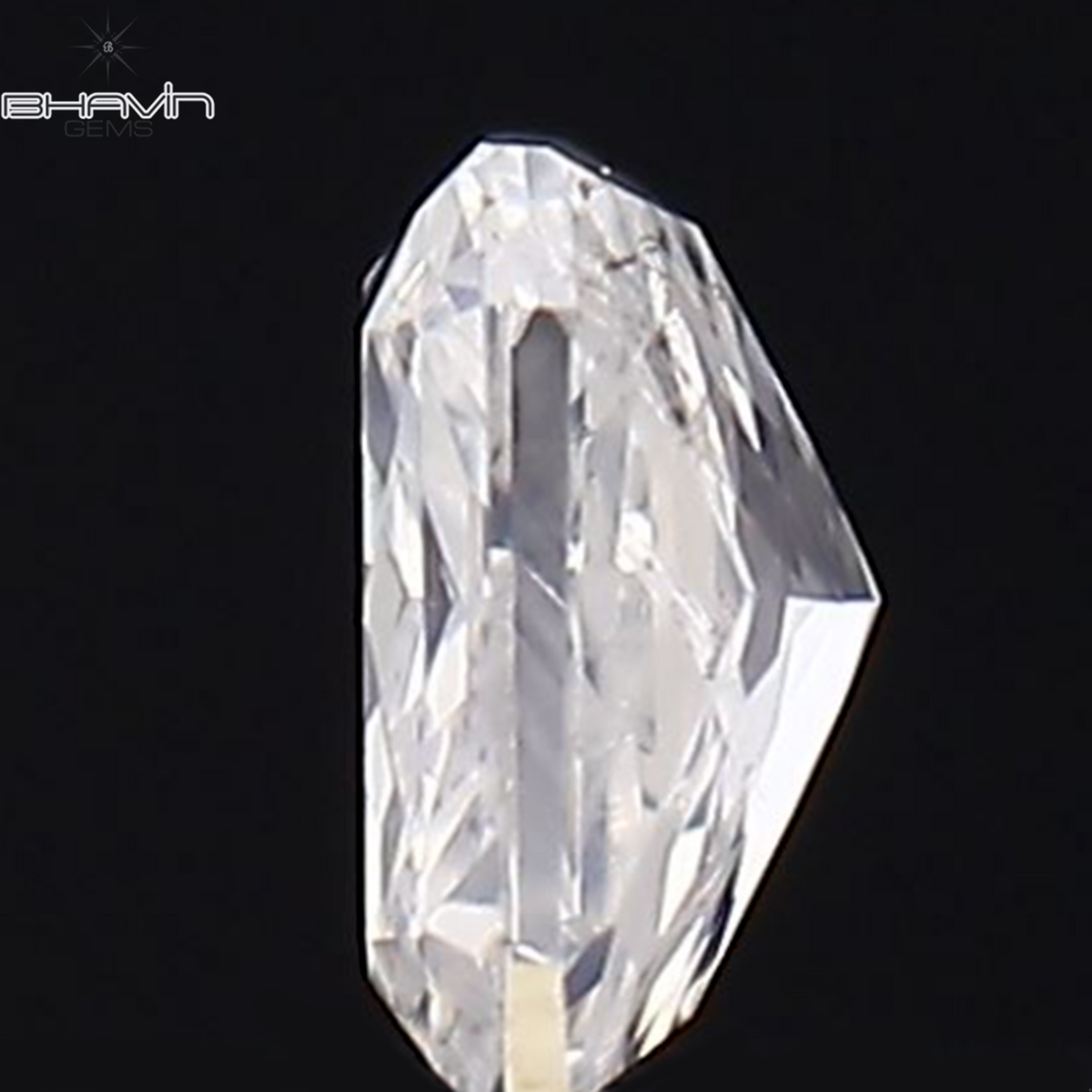 0.08 CT ラディアント シェイプ ナチュラル ダイヤモンド ピンク色 SI2 クラリティ (2.38 MM)