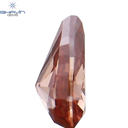 0.11 CT Pear Shape Natural Diamond Pink Color SI1 Clarity (3.83 MM)