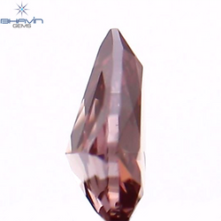 0.08 CT Pear Shape Natural Diamond Pink Color VS1 Clarity (3.42 MM)
