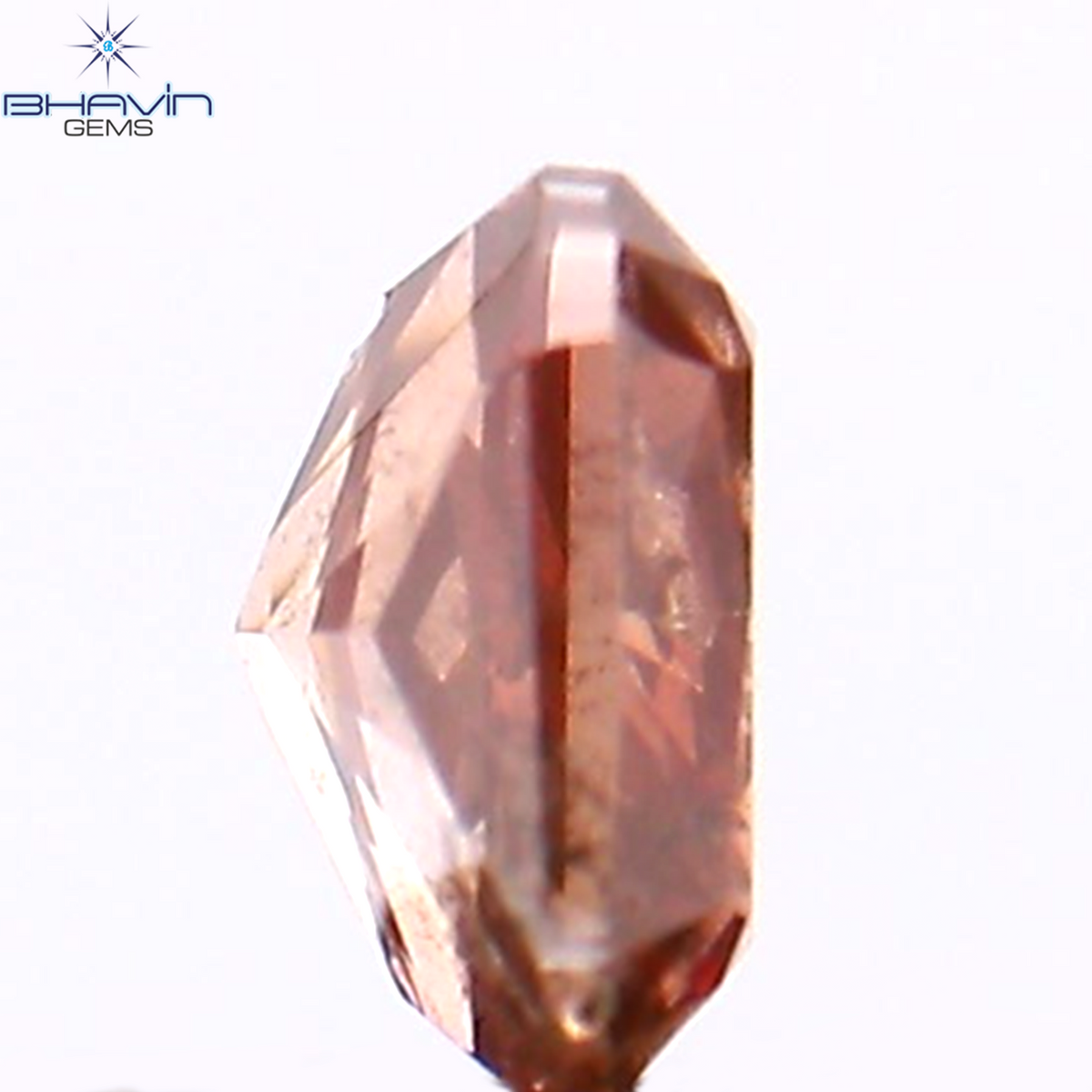0.18 CT クッション シェイプ ナチュラル ルース ダイヤモンド エンハンスト ピンク カラー SI2 クラリティ (3.38 MM)