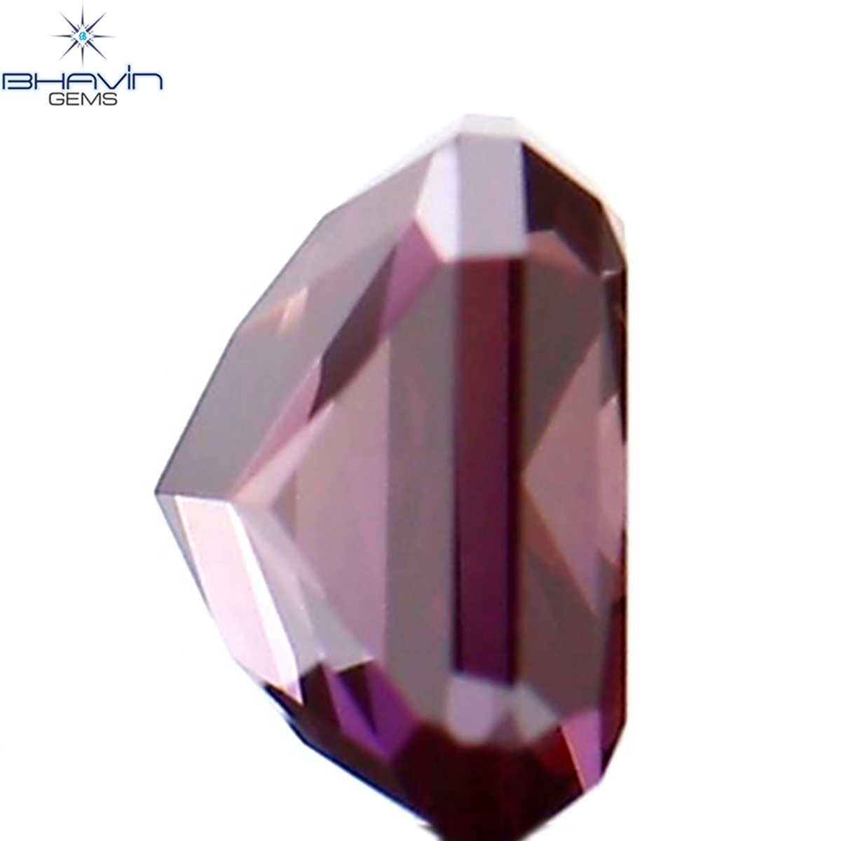0.27 CT Natural Radiant Diamond Enhanced Pink Color Clarity VS1 (3.68 MM)