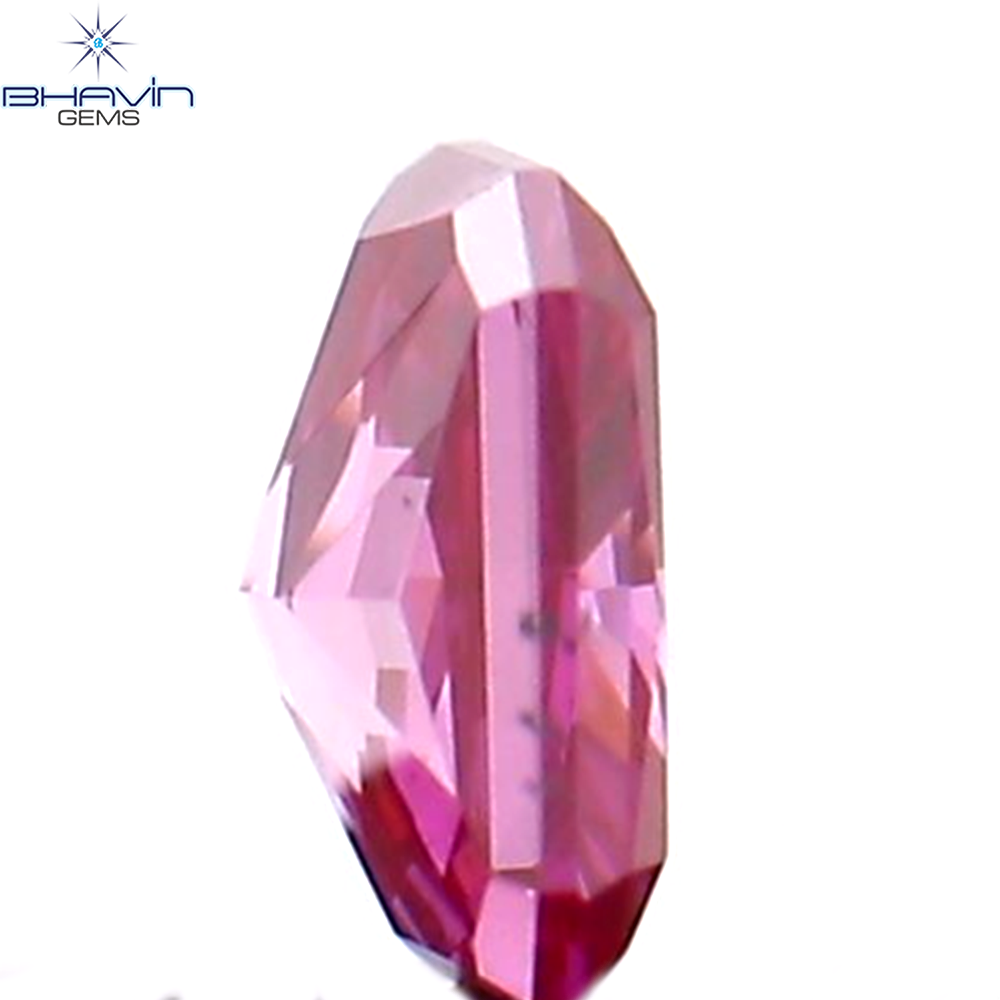 0.09 CT Natural Radiant Diamond Enhanced Pink Color Clarity VS1 (2.73 MM)