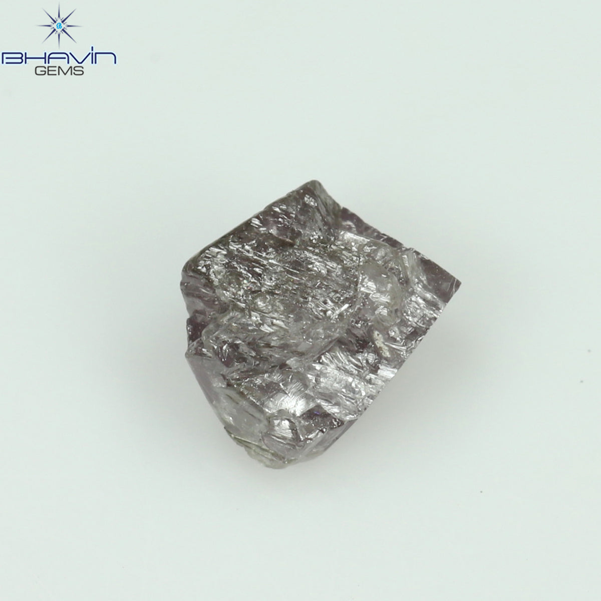 0.49 CT Natural Rough Diamond Pink Color Clarity I3 (4.90 MM)