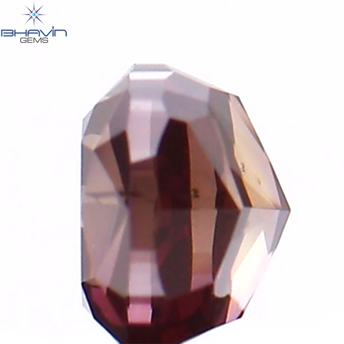 0.27 CT クッション シェイプ ナチュラル ルース ダイヤモンド 強化ピンク色 VS2 クラリティ (3.51 MM)