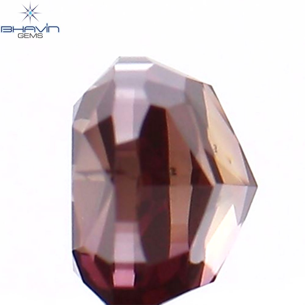 0.27 CT Cushion Shape Natural Loose Diamond Enhanced Pink Color VS2 Clarity (3.51 MM)