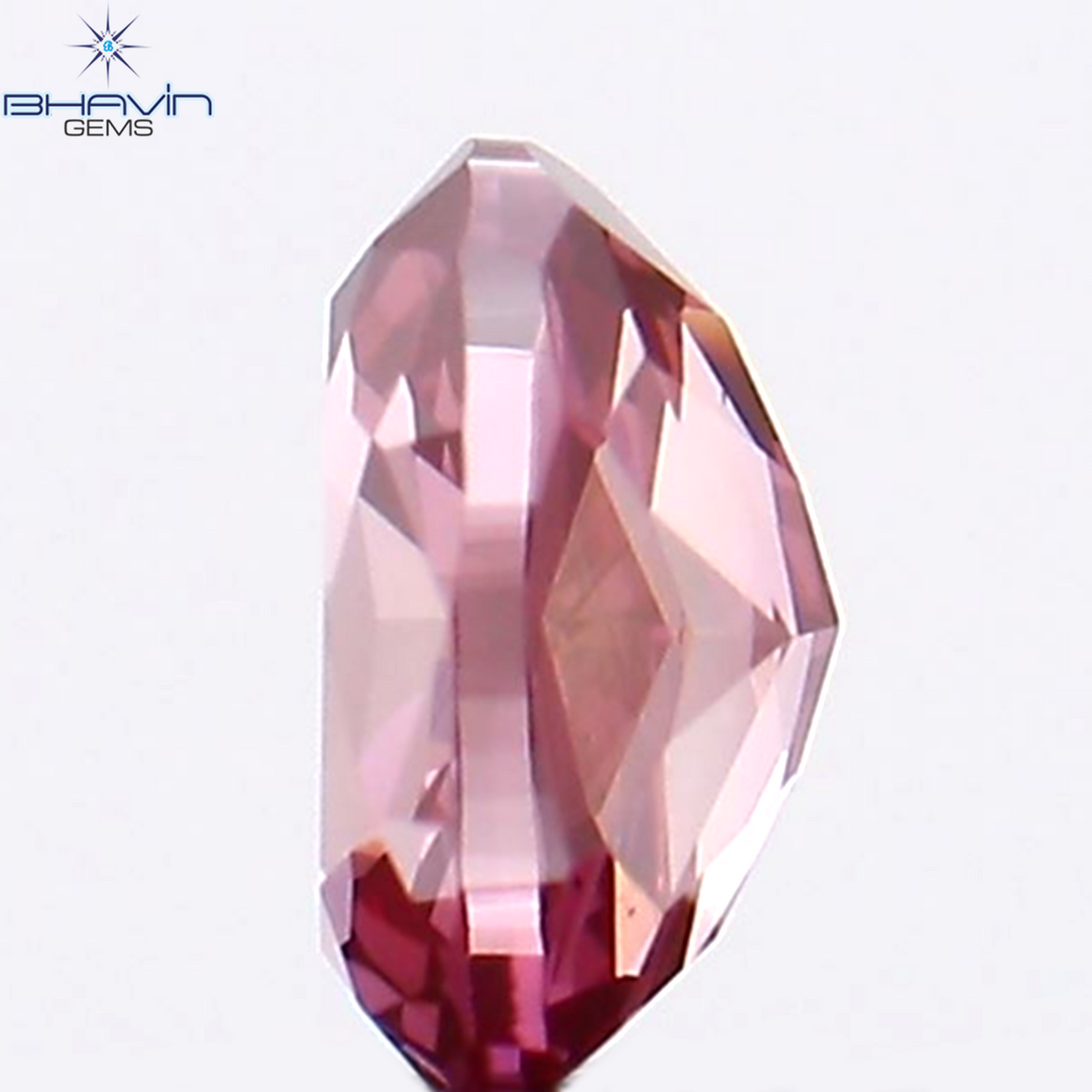 0.17 CT Natural Oval Diamond Enhanced Pink Color Clarity VS1 (3.75 MM)
