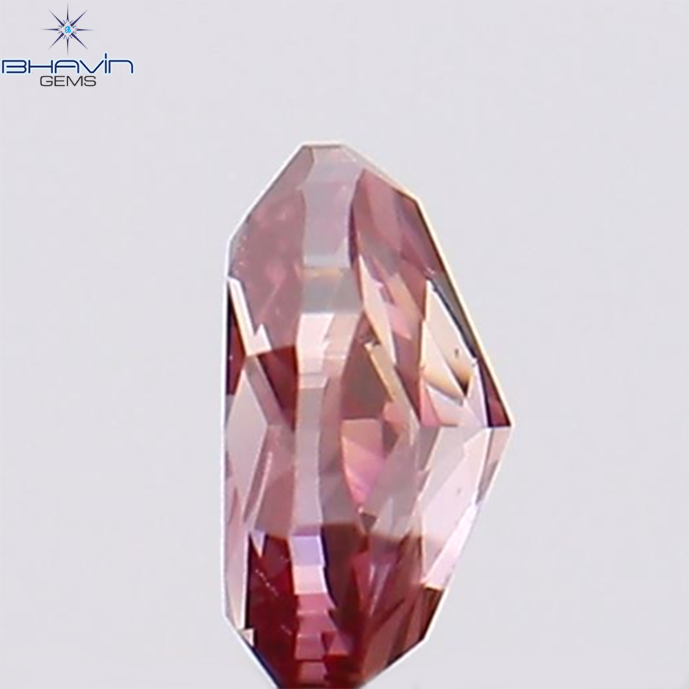 0.07 CT オーバル シェイプ ナチュラル ダイヤモンド ピンク色 VS1 クラリティ (2.92 MM)