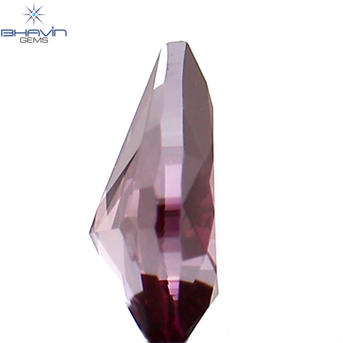 0.23 CT ペアシェイプ ナチュラル ダイヤモンド ピンク色 VS2 クラリティ (5.05 MM)