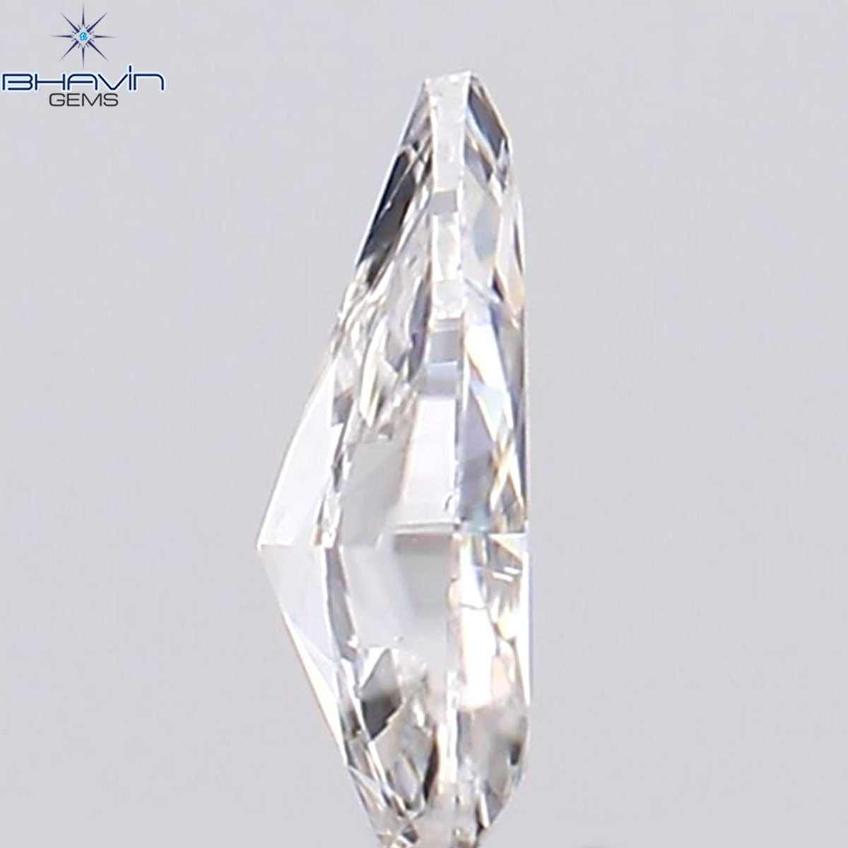 0.11 CT Natural Pear Diamond Pink Color Clarity VS2 (4.34 MM)