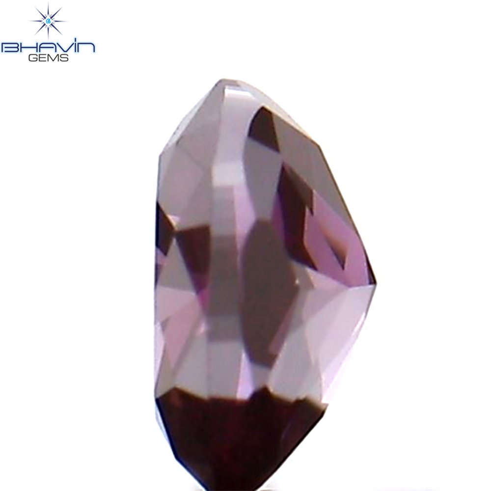 0.12 CT Oval Shape Natural Diamond Enhanced Pink Color VS1 Clarity (3.40 MM)