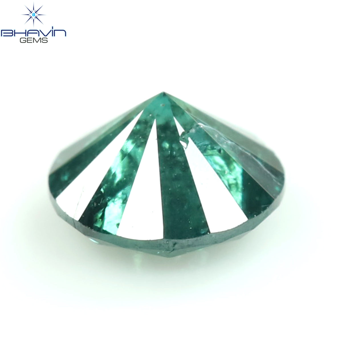 0.29 CT Natural Round Diamond Enhanced Blue Color Clarity I3 (4.20 MM)