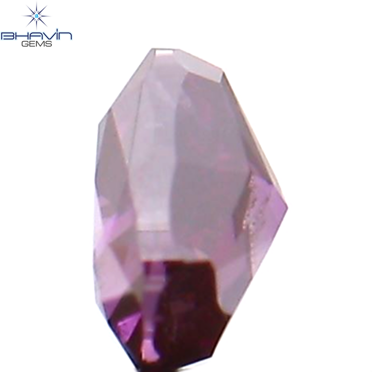 0.12 CT Natural Heart Diamond Enhanced Pink Color Clarity SI2 (3.02 MM)