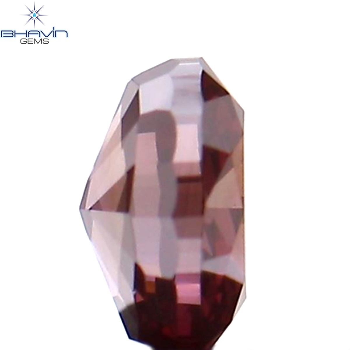0.17 CT Natural Oval Diamond Enhanced Pink Color Clarity VS1 (3.64 MM)