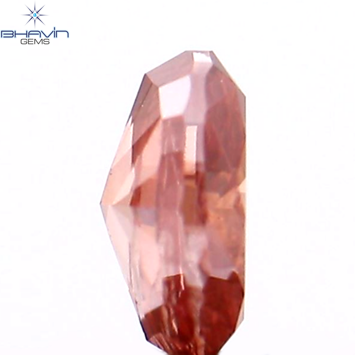 0.20 CT Natural Oval Diamond Enhanced Pink Color Clarity I1 (4.09 MM)