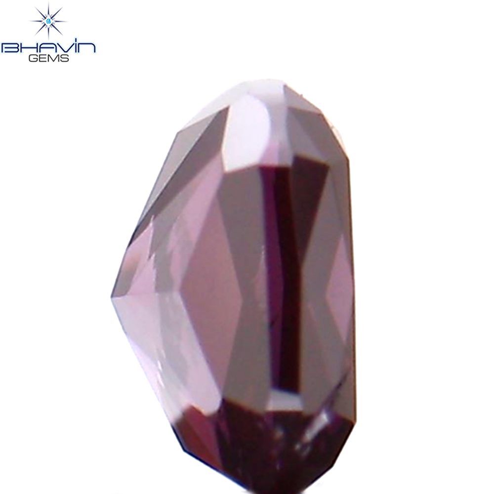 0.23 CT クッション シェイプ ナチュラル ルース ダイヤモンド 強化ピンク色 SI1 クラリティ (3.63 MM)