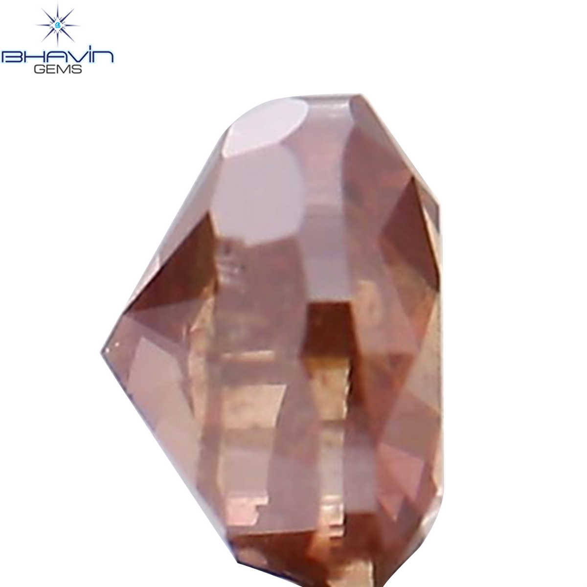 0.27 CT ハート シェイプ ナチュラル ダイヤモンド エンハンスト ピンク カラー I1 クラリティ (3.99 MM)