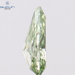 0.12 CT Pear Shape Natural Diamond Green Color VS2 Clarity (3.92 MM)
