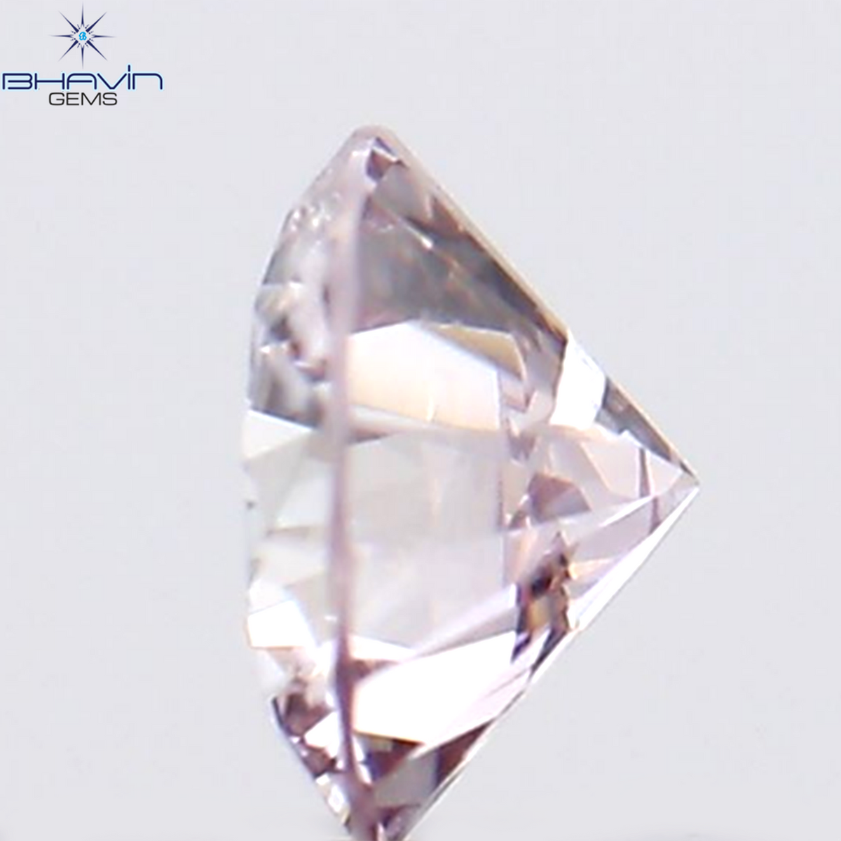 0.12 CT Natural Round Diamond Pink Color Clarity SI2 (3.30 MM)