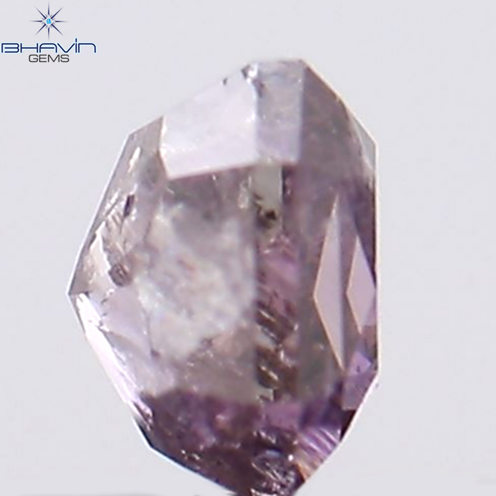 0.20 CT Radiant Shape Natural Diamond Pink Color I3 Clarity (3.15 MM)