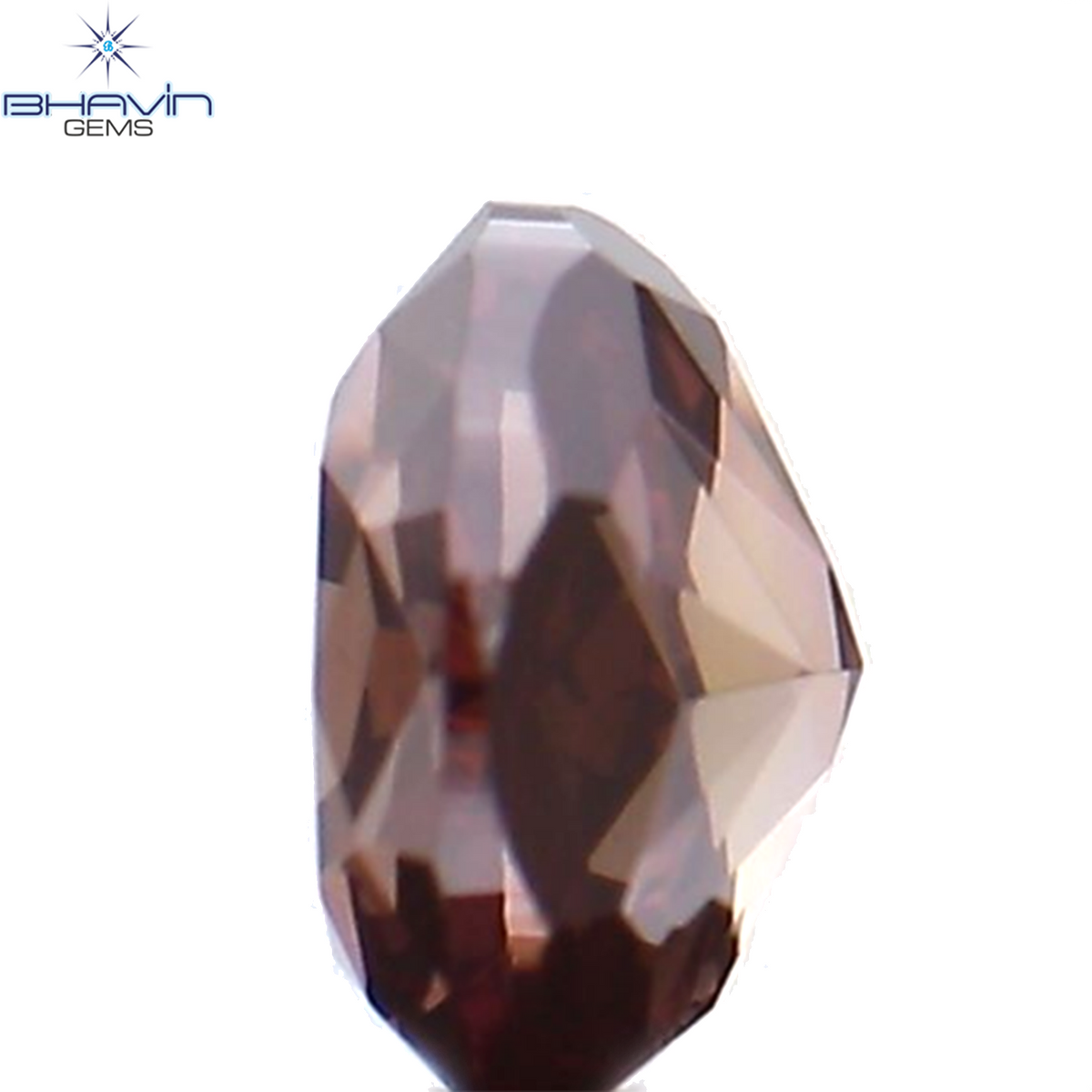 0.19 CT Natural Oval Diamond Enhanced Pink Color Clarity VS2 (3.17 MM)