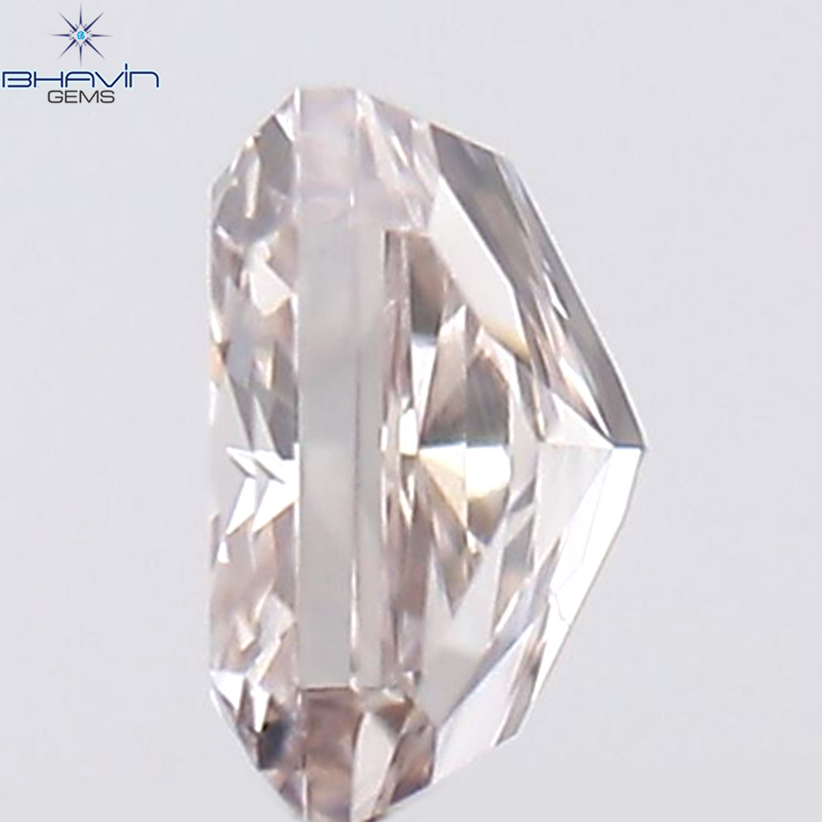 0.15 CT Natural Radiant Diamond Pink Color Clarity VS2 (3.10 MM)
