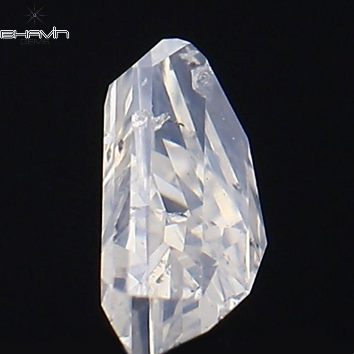 0.08 CT ラディアント シェイプ ナチュラル ダイヤモンド ピンク色 SI2 クラリティ (2.38 MM)