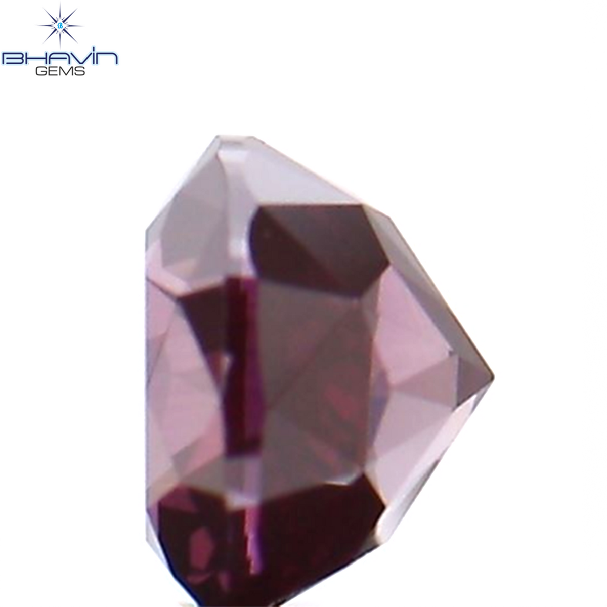 0.26 CT Natural Cushion Diamond Enhanced Pink Color Clarity VS1 (3.59 MM)