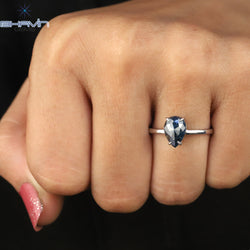 ペアダイヤモンド ブルーダイヤモンド 天然ダイヤモンド 指輪 ゴールド 指輪 婚約指輪