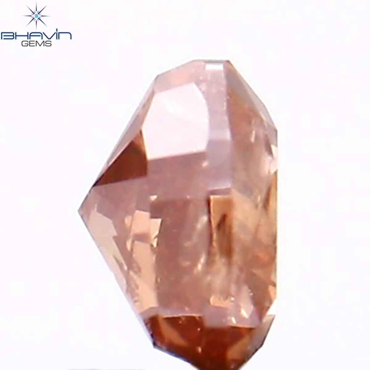 0.21 CT ハートシェイプ エンハンスト ピンク カラー ナチュラル ルース ダイヤモンド I1 クラリティ (3.73 MM)