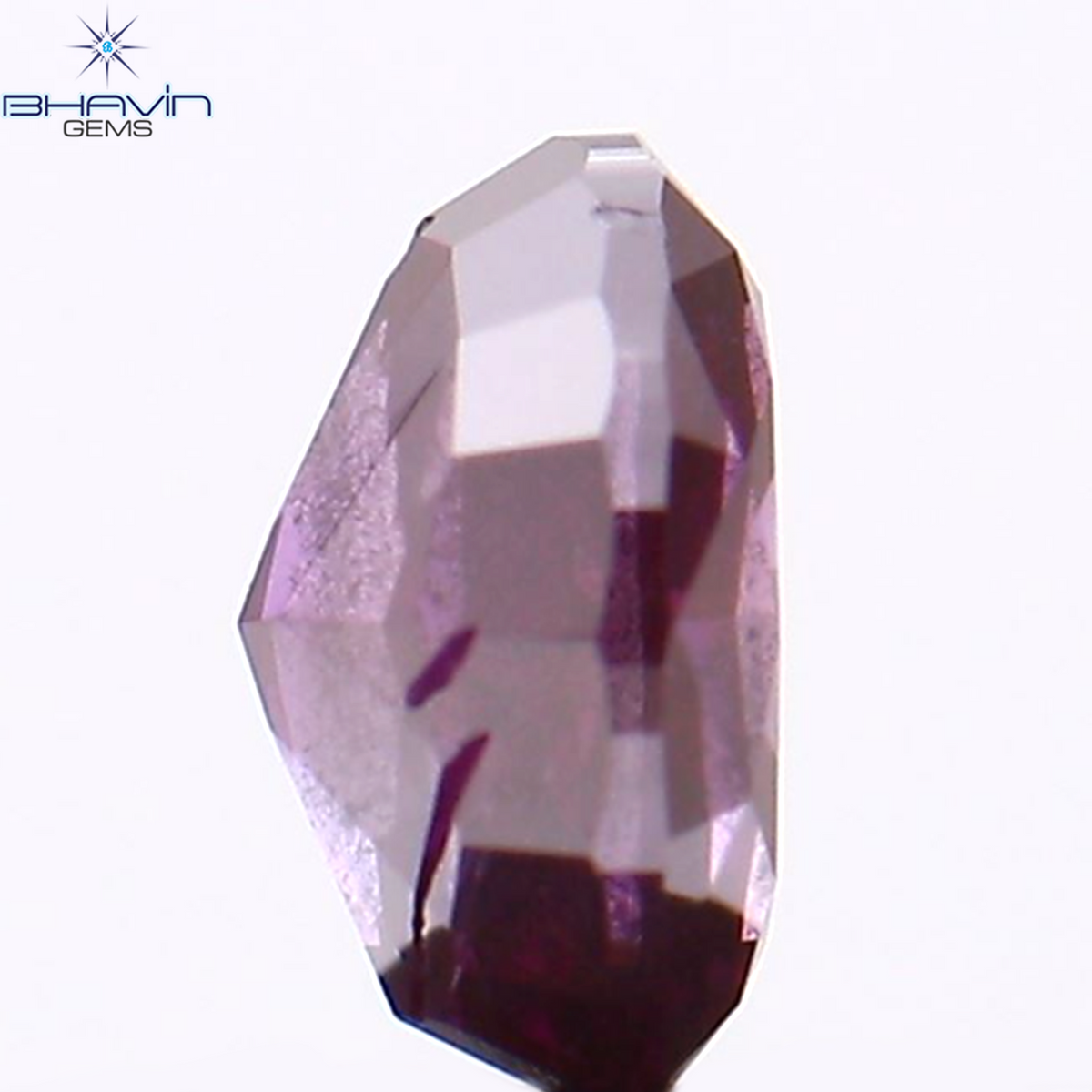 0.30 CT Natural Oval Diamond Enhanced Pink Color Clarity I1 (4.42 MM)