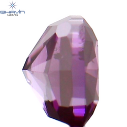 0.21 CT クッション シェイプ ナチュラル ルース ダイヤモンド 強化ピンク色 VS2 クラリティ (3.36 MM)