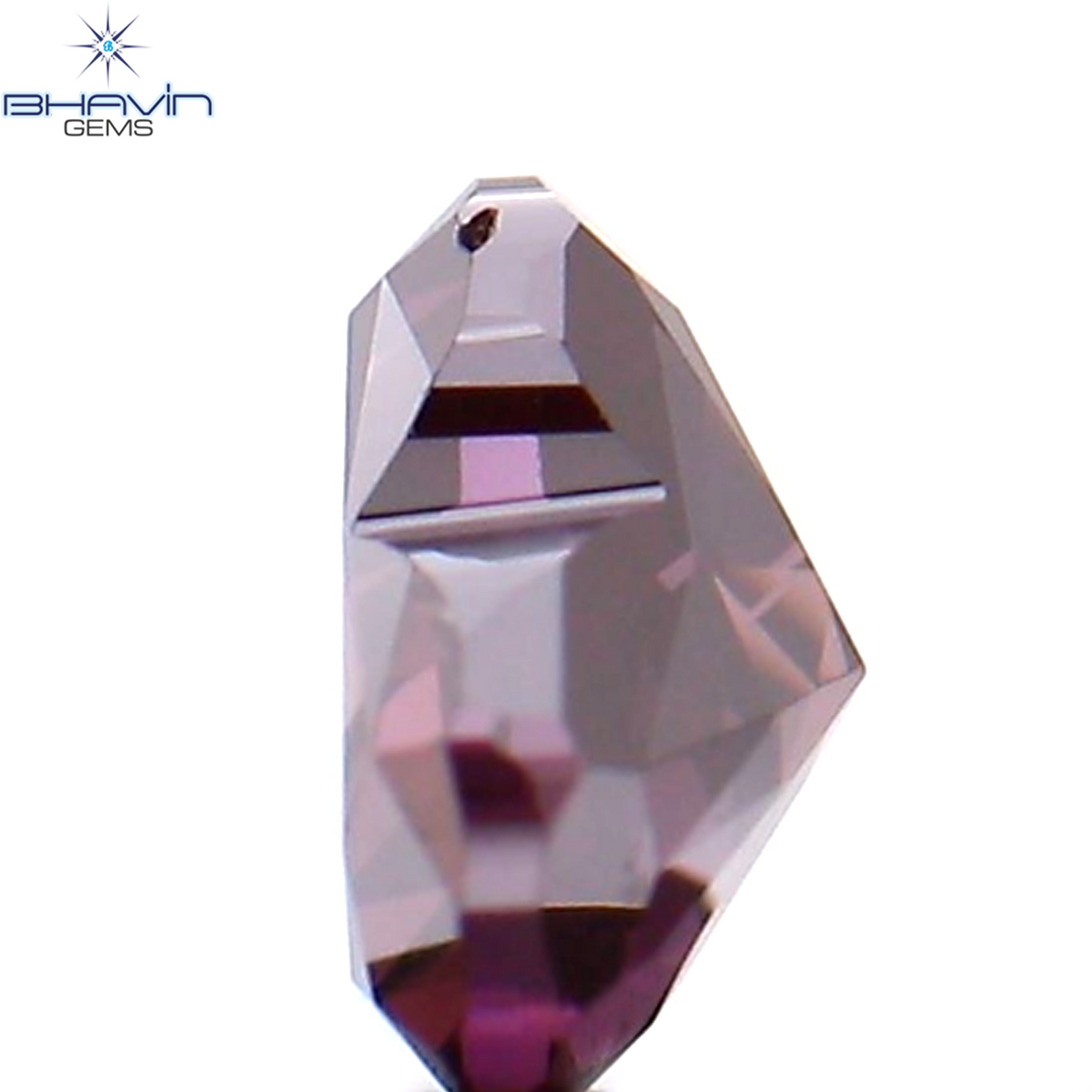 0.23 CT Natural Heart Diamond Enhanced Pink Color Clarity VS1 (4.02 MM)