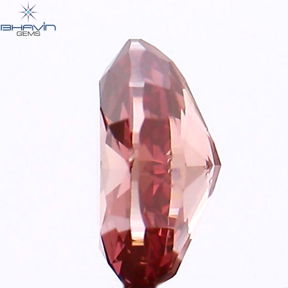 0.21 CT Oval Shape Natural Loose Diamond Pink Color VS2 Clarity (4.37 MM)