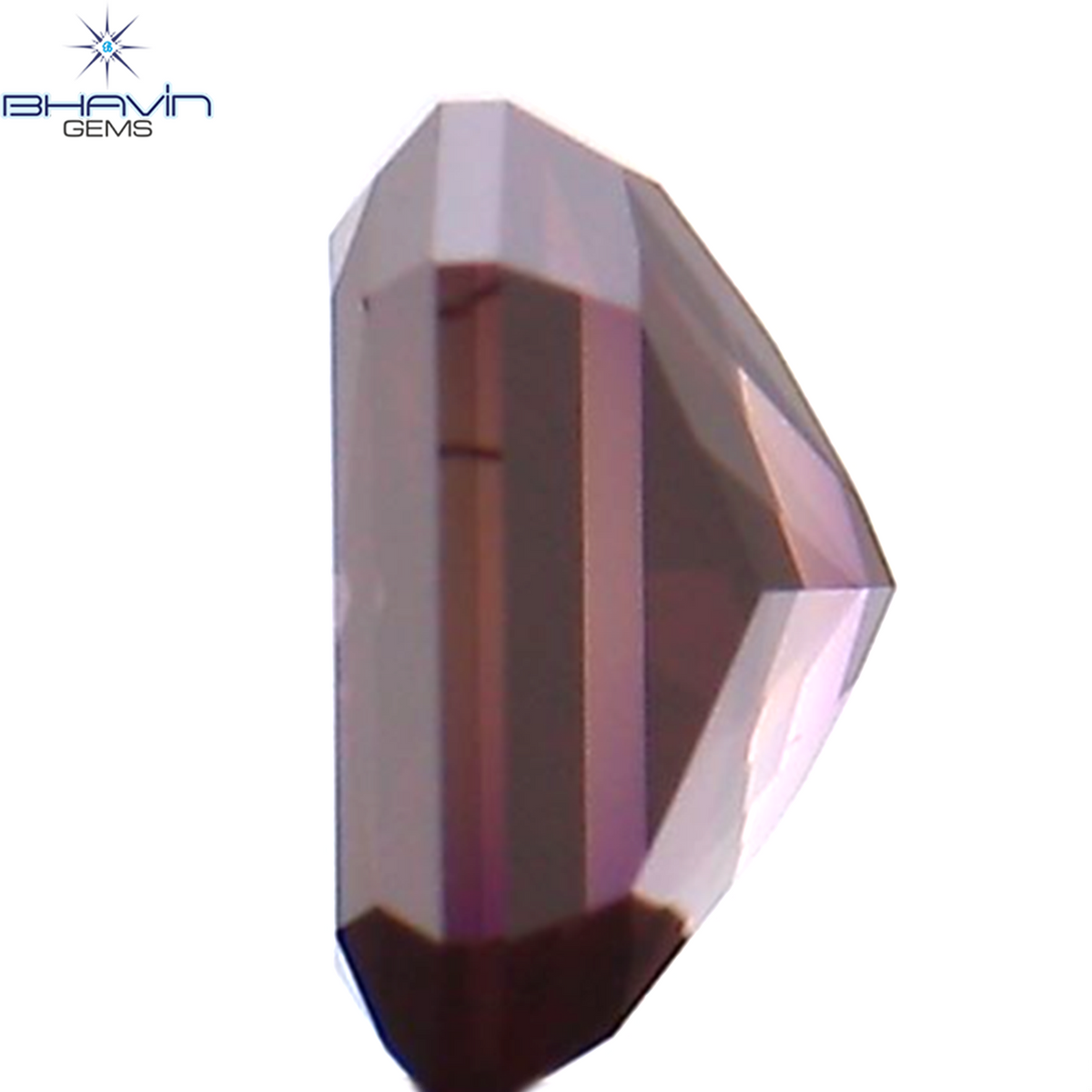 0.27 CT Natural Radiant Diamond Enhanced Pink Color Clarity VS1 (4.05 MM)