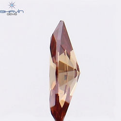 0.10 CT Marquise Shape Natural Loose Diamond Brown Pink Color VS2 Clarity (5.00 MM)