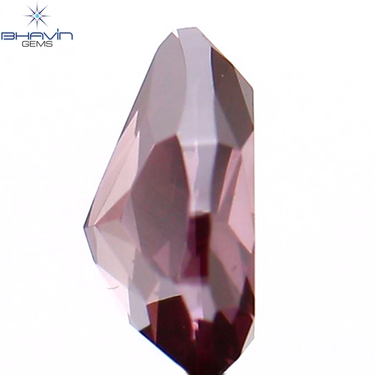 0.40 CT ペアシェイプ ナチュラル ダイヤモンド ピンク色 VS1 クラリティ (5.35 MM)