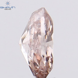 0.09 CT Oval Shape Natural Diamond Pink Color I1 Clarity (3.13 MM)