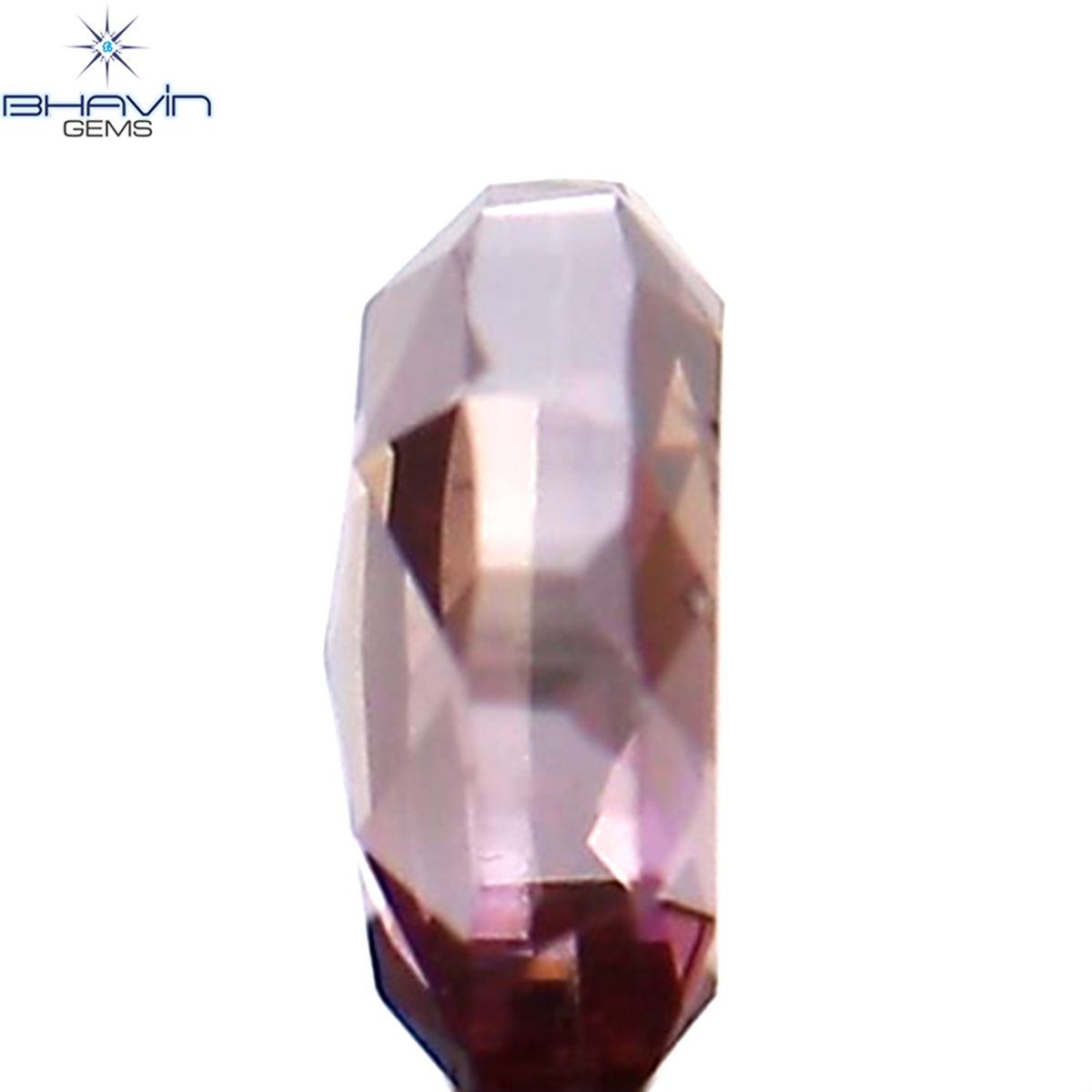 0.15 CT Natural Oval Diamond Enhanced Pink Color Clarity VS2 (3.50 MM)
