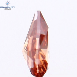 0.14 CT ペアシェイプ ナチュラル ダイヤモンド ピンク色 SI1 クラリティ (4.18 MM)