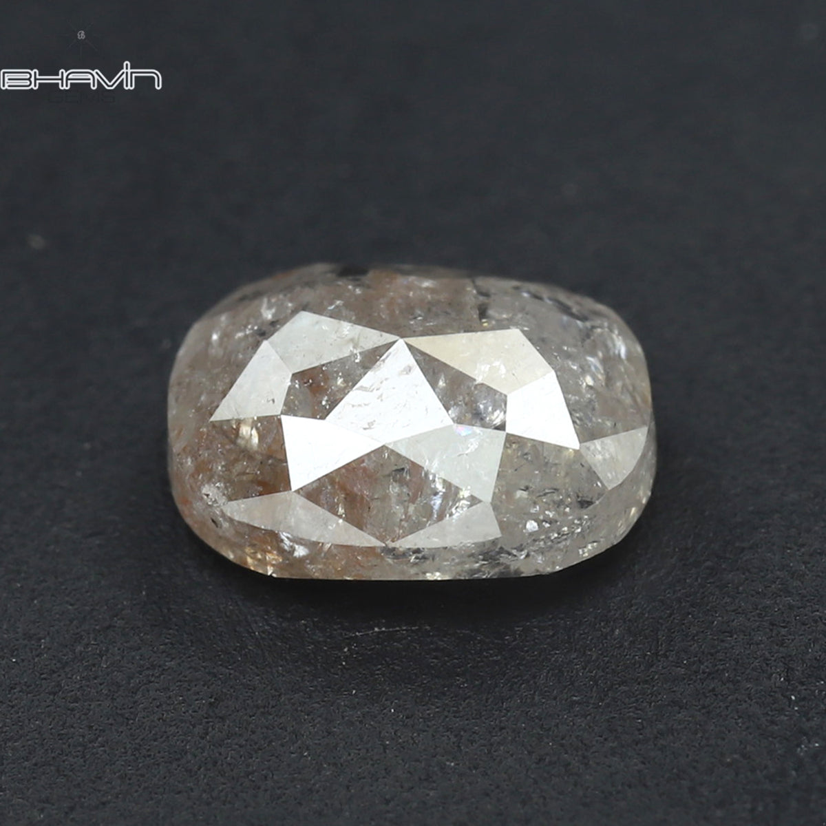 1.04 CT Natural Oval Diamond White Milky Color Clarity I3 (6.70 MM)