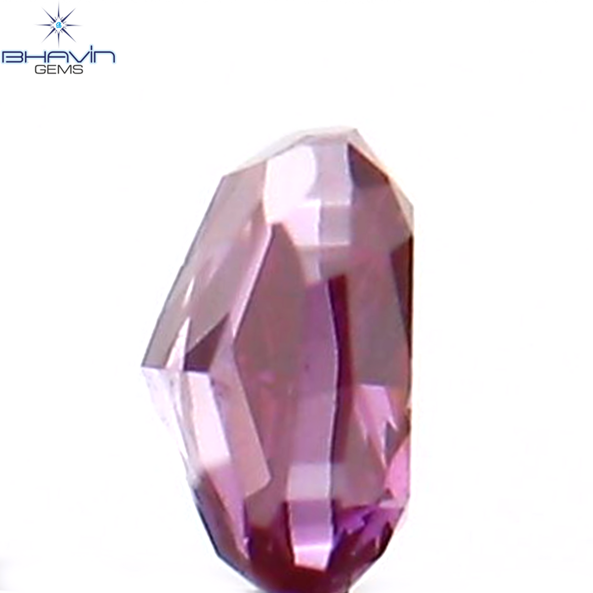 0.07 CT Natural Cushion Diamond Enhanced Pink Color Clarity VS2 (2.36 MM)